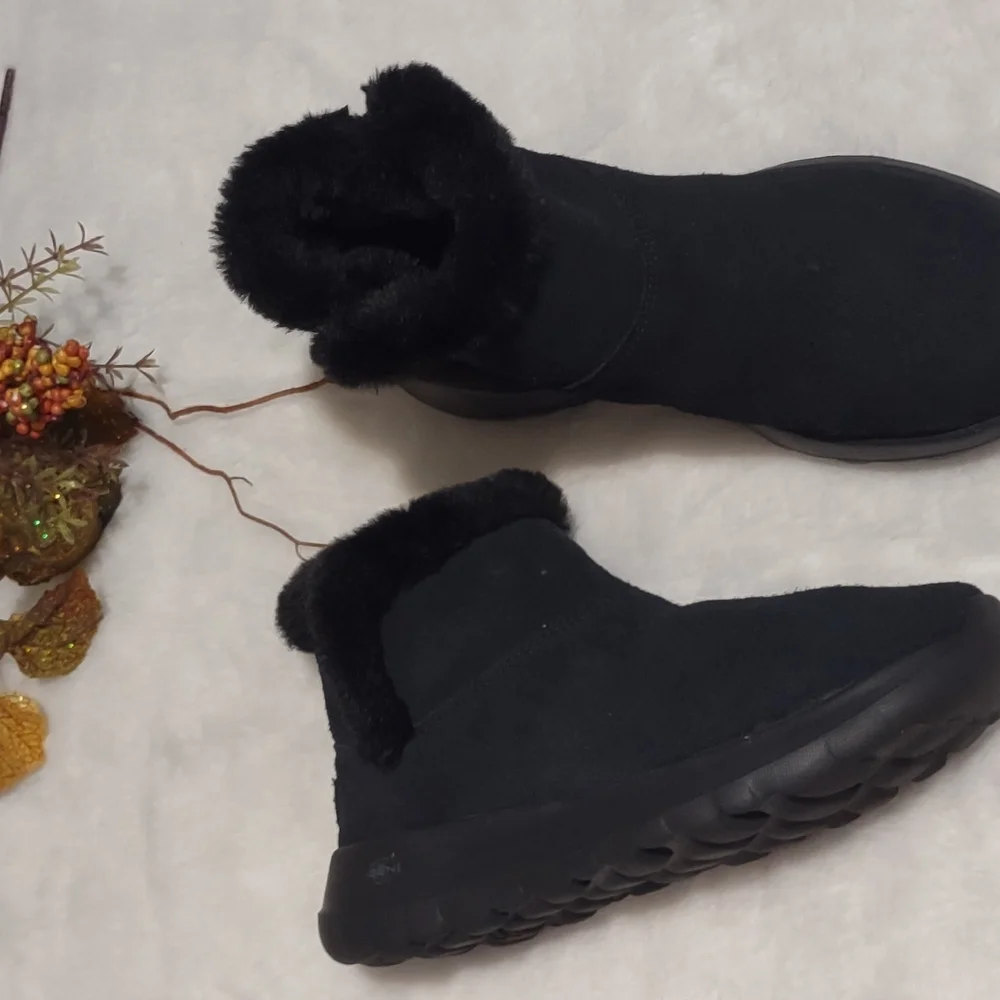 Women's Black Fur-Lined Boots